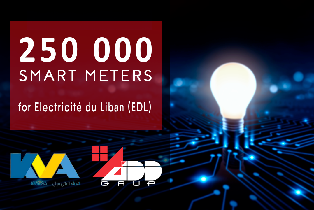Delivery of 250 000 smart meters in Beirut from ADD Grup